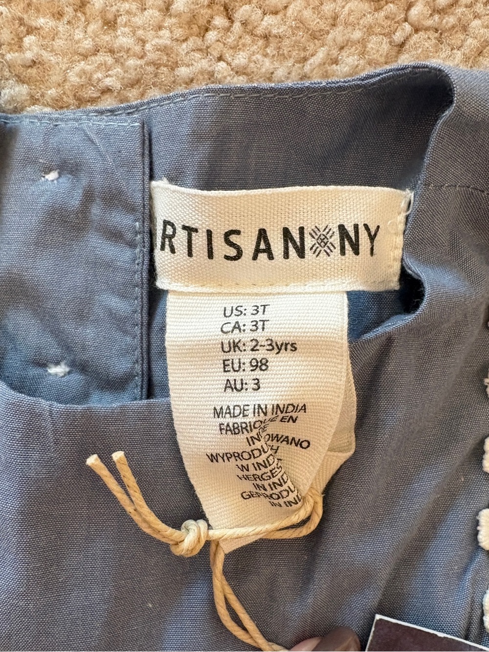 NWT🤍Artisan NY 🤍Girls' size 3 age - Picture 5 of 5